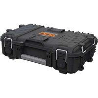Keter ROC Pro Gear Power Tool Storage Case, 25 Year Warranty, Modular, Stackable, Lightweight, Durable, IP65 Water Resistant, Black