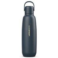 SodaStream Fizz & Go Cool Stainless Steel, 0.9L Double Insulated Carbonated Drinks Bottle, Keeps Hot or Cold For 12hrs, Compatible with Sparkling Water Machine, Fizzy Water Bottle, Storm Blue