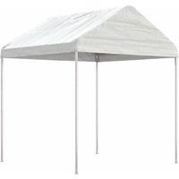 Gazebo with Roof White 2.28x2.23x2.69 m Polyethylene