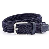 J Lindeberg Mens Golf Bernhard Belt -Navy