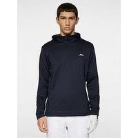 J Lindeberg Mens Golf Aerial Hood -Navy