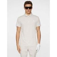 J Lindeberg Mens Golf Bridge Polo - Cream