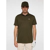 J Lindeberg Mens Golf Bridge Polo - Green