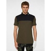 J Lindeberg Mens Golf Jeff Polo T-Shirt - Green