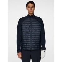 J Lindeberg Mens Golf Hayden Quilt Hybrid Jacket - Navy