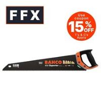 Bahco BAH260022XT Handsaw 22in Wood Cutting Hand Saw Medium Cut ERGO Superior