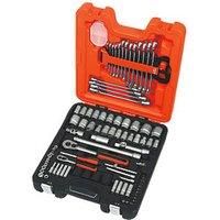 Bahco 94 Piece 1/4in & 1/2in Socket & Spanner Set