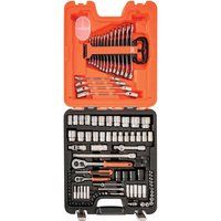 Bahco BAHS106 Socket Set 106pc 1/4" 1/2" Drive Ratchet Wrench Garage Tool