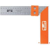 Bahco 9048-400 BH9048-400 Aluminium Block and Steel Try Square, Silver/Orange, 400 mm