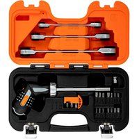 Pistol Grip Ratcheting Screwdriver Set, 25 Piece