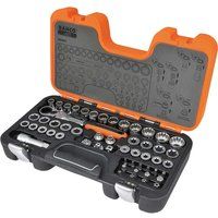 Bahco BHS530T S530T Pass TROUGHT Socket Set,53 PCS, Orange