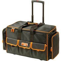BAHCO 24" Wheeled Large Hand & Power Tool Storage Parts Case Bag, 4750FB2W-24A