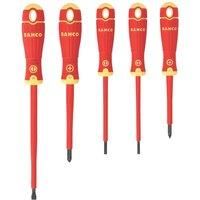 BahcoFit B220.015 VDE Insulated Screwdriver Set - 5 Piece