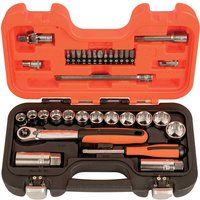 SL34 3/8in Drive Socket & Mech Set of 34 Metric