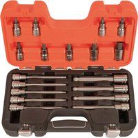 Bahco 18 Piece 1/2" Drive Hexagon Socket Bit Set 1/2"
