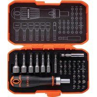 Bahco BAH59S36BCR 59/S36BCR Ratcheting Coloured Bit Set, 36 Piece