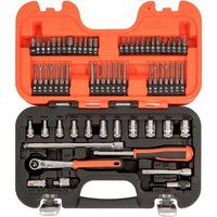 SL65 Slim Socket Set of 65 Metric 1/4in Drive