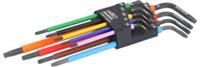 Bahco C1997TORX/9P 9 Piece Long TORX® Coloured L-Key Star Set T8-T40