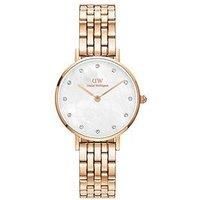 Daniel Wellington DW00100613 Ladies Petite Link Rose Gold 28mm Watch
