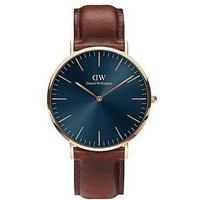 Daniel Wellington DW00100626 Mens Classic St Mawes Rose Gold 40mm Watch