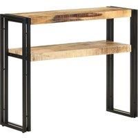 Console Table 90x30x75 cm Rough Mango Wood