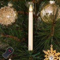 Konstsmide Christmas Wireless LED Xmas tree candles, 10-bulb, 16 cm