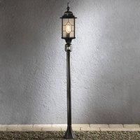 Konstsmide Milano 1-Light Pedestal Light Konstsmide  - Black - Size: 131cm H X 16cm W X 16cm D