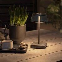 Konstsmide Scilla LED table lamp, USB, black