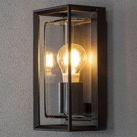 wall lamp Brindisi 26 cm E27 20W aluminium black