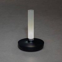 Konstsmide Biarritz LED table lamp IP54 battery CCT, black