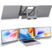 dual monitor, dual screen monitor for Laptop, 14'' Dual Screen Extender, Full HD 1080P, Type C/USB A