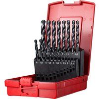 Dormer A190201 HSS High Speed Steel Jobber Drill Bits with 118 Degree Standard Point, Set of 19