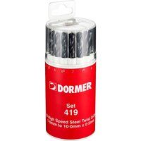 Dormer 30615 A191419 Jobber Drill Set, Set of 19