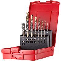 Dormer L113-203 14 Piece HSS E002 Spiral Flute Tap & A002 Drill Set