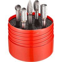 Dormer Rotary Burr Set of 5 Pieces, Various Sizes and Shapes
