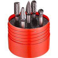 Dormer P88002 5 Piece Solid Carbide Burr Set