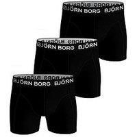 Bjorn Borg Mens Bjorn Borg Cotton Stretch Boxer 3 Pack