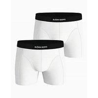 Bjorn Borg Mens Bjorn Borg Premium Cotton Stretch Boxer 2 Pack