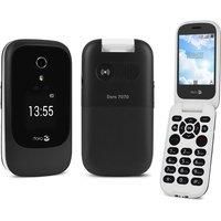 Doro 7070 Flip Phone Mobile - Black & White!