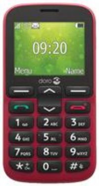 SIM Free Doro 1380 Mobile Phone - Red