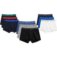Gant 3-Pack Men's Trunks in Organic Cotton Stretch - Assorted Colours
