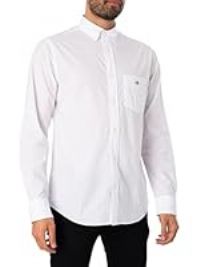 GANT Mens Poplin Shirt White S