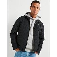 GANT Men/'s Quilted Windcheater Jacket, Black, S