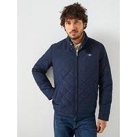 GANT Men's Quilted Windcheater Jacket, Blue
