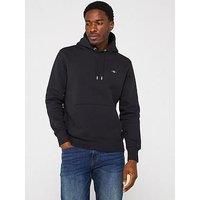 Gant  REG SHIELD HOODIE  men's Sweatshirt in Black