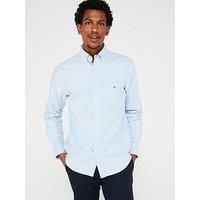 GANT Mens Oxford Shirt Light Pink Pale Blue M