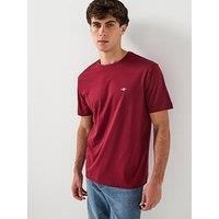 Gant Regular Fit Shield T-Shirt - Red