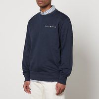GANT Men/'s Printed Graphic C-Neck Sweatshirt, Evening Blue, L