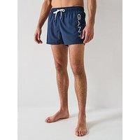GANT Men/'s Lightweight Swim Shorts Trunks, Navy, L