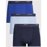 Gant Gant 3 Pack Trunks - Blue
